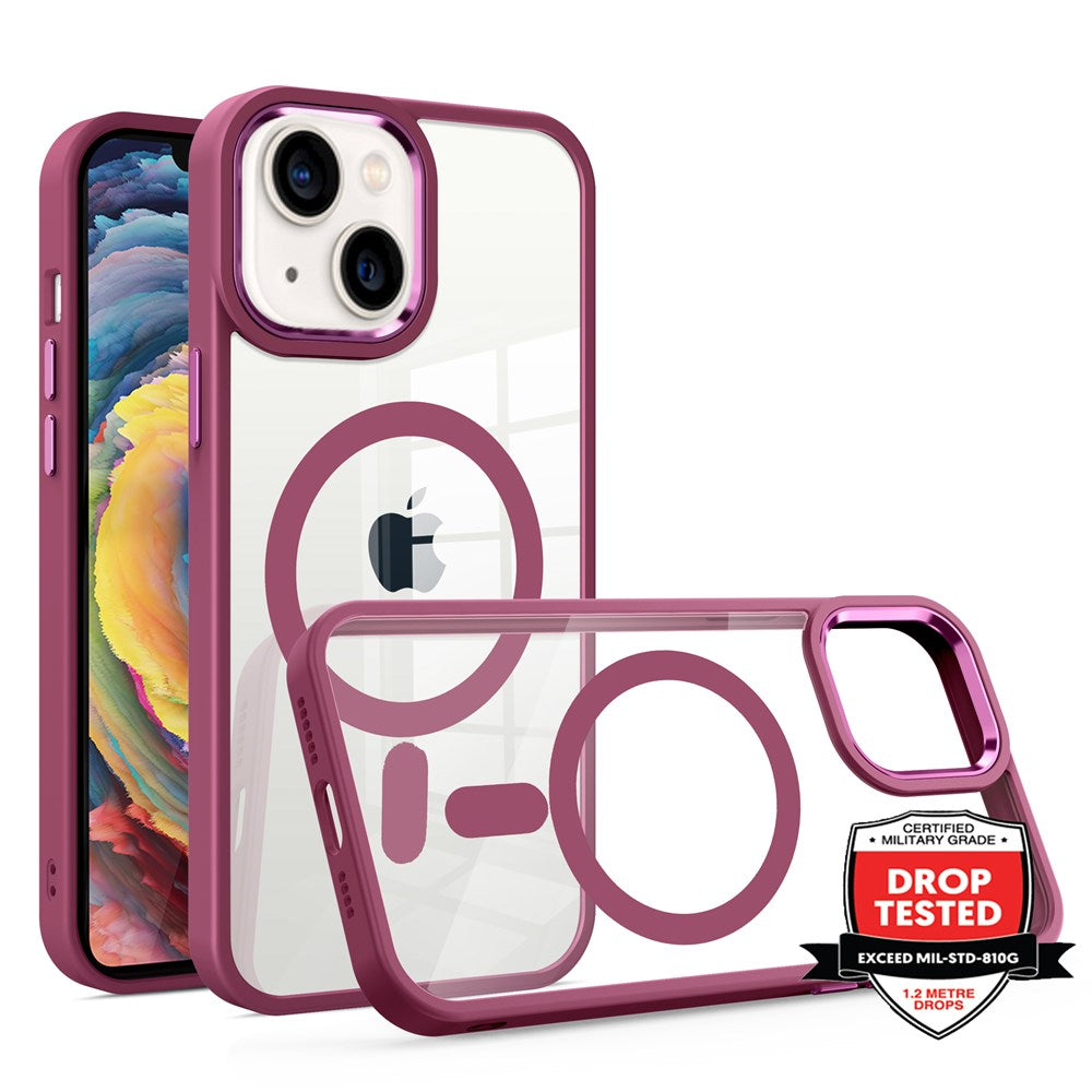 Xquisite ProMag Metallic for iPhone 14 - Berry