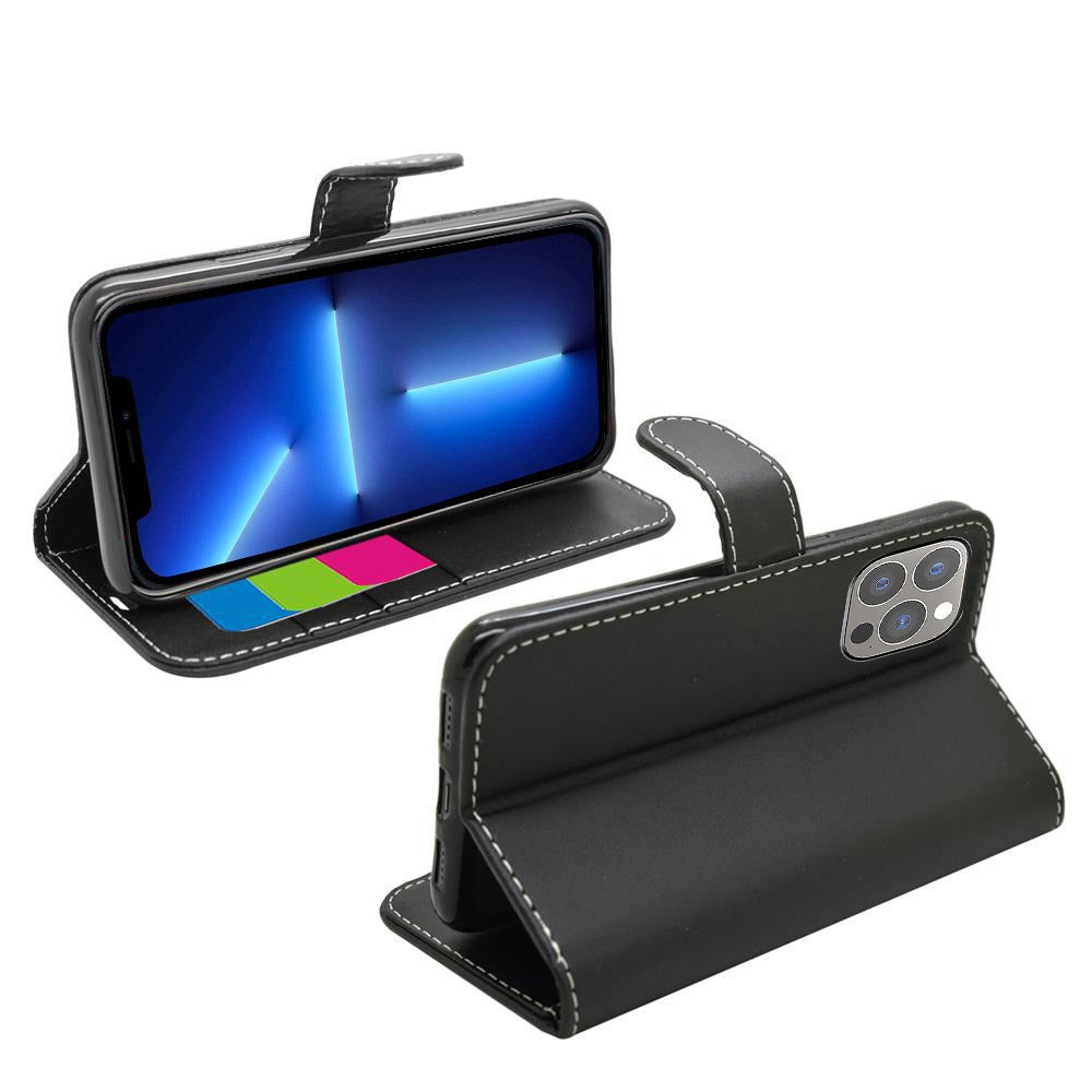 TechProtect Wallet for iPhone 14 Pro Max - Black