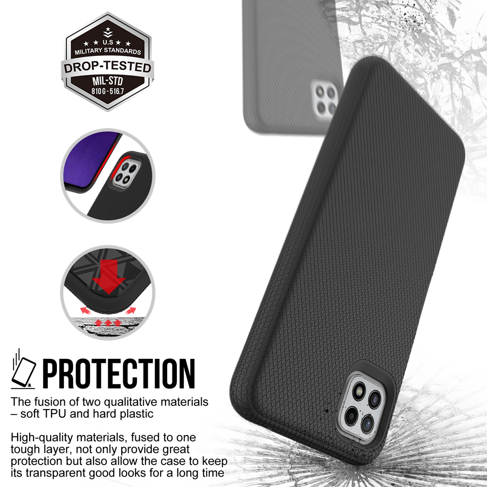 Xquisite ProGrip for Galaxy A22 - Black