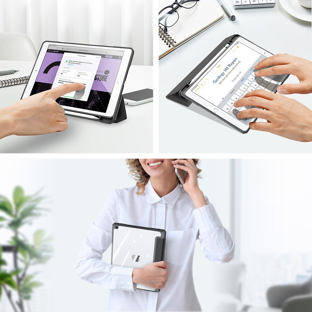 Dux Ducis - Toby Tablet Case for iPad 7/8/9th gen (2019/20/21 10.2”)- Black
