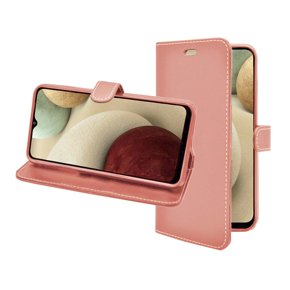 TechProtect Wallet for Galaxy A12 - Rose Gold