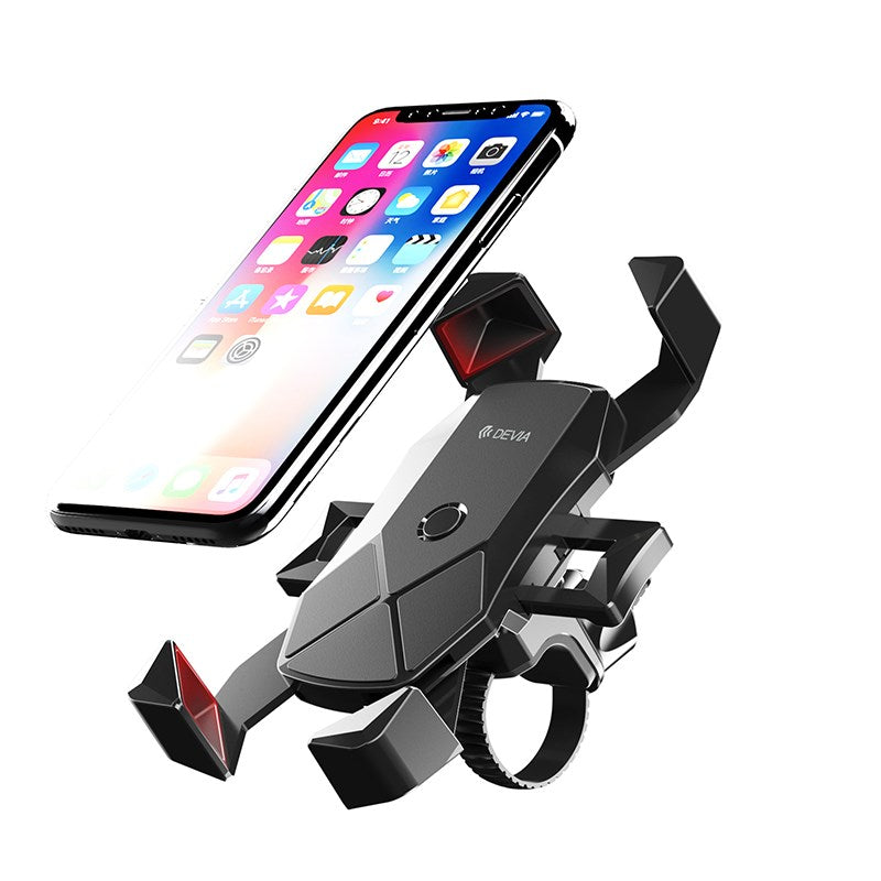 Devia - Universal Motorcycle, Bike & E-Scooter Mount Holder - Black