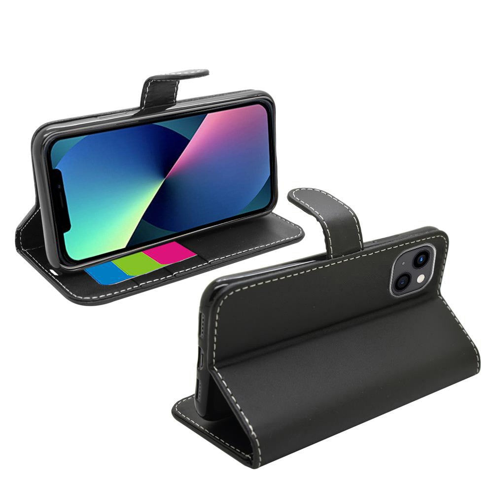 TechProtect Wallet for iPhone 14 Plus - Black