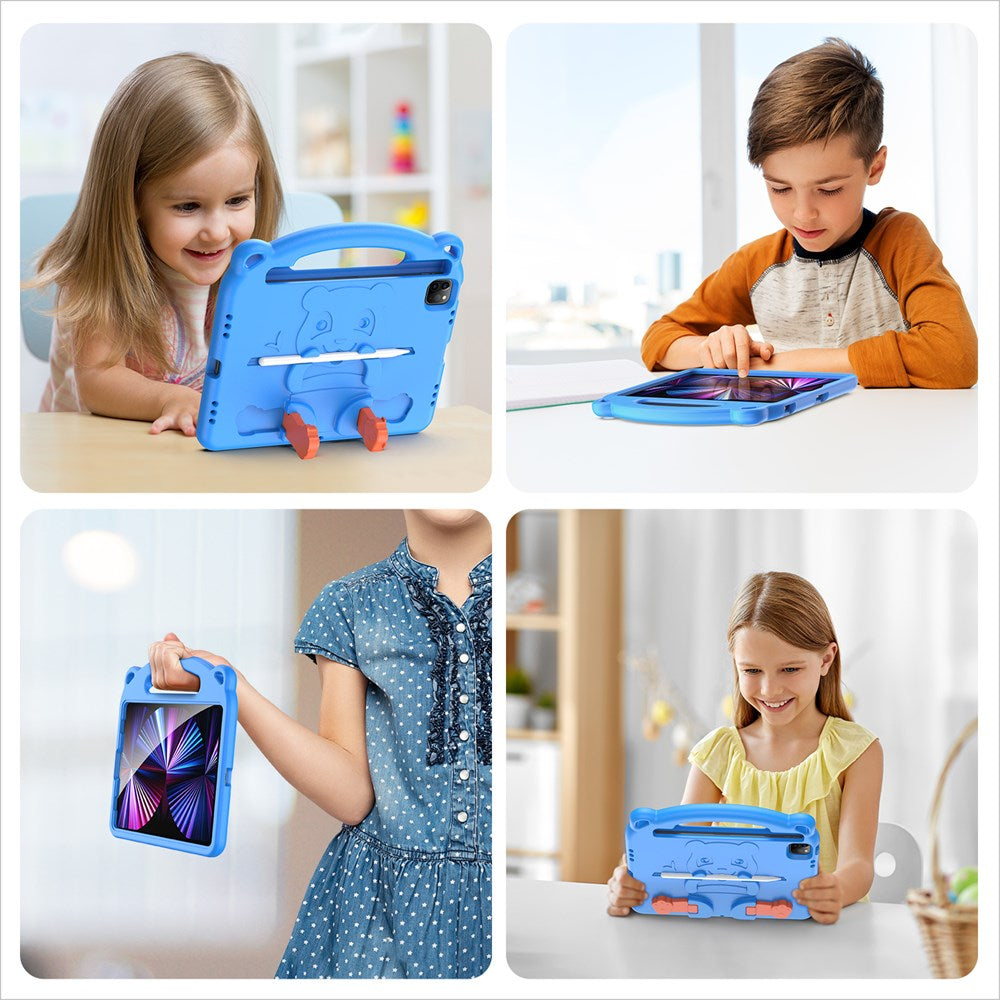 Dux Ducis - Panda EVA Foam Kids Case for iPad 10.2 (2019), iPad 10.2 (2020) & iPad 10.2 (2021) - Blue