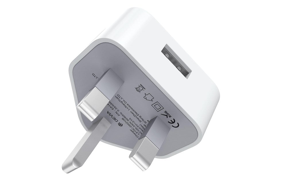 Devia 2.1A Fast Charge USB Plug
