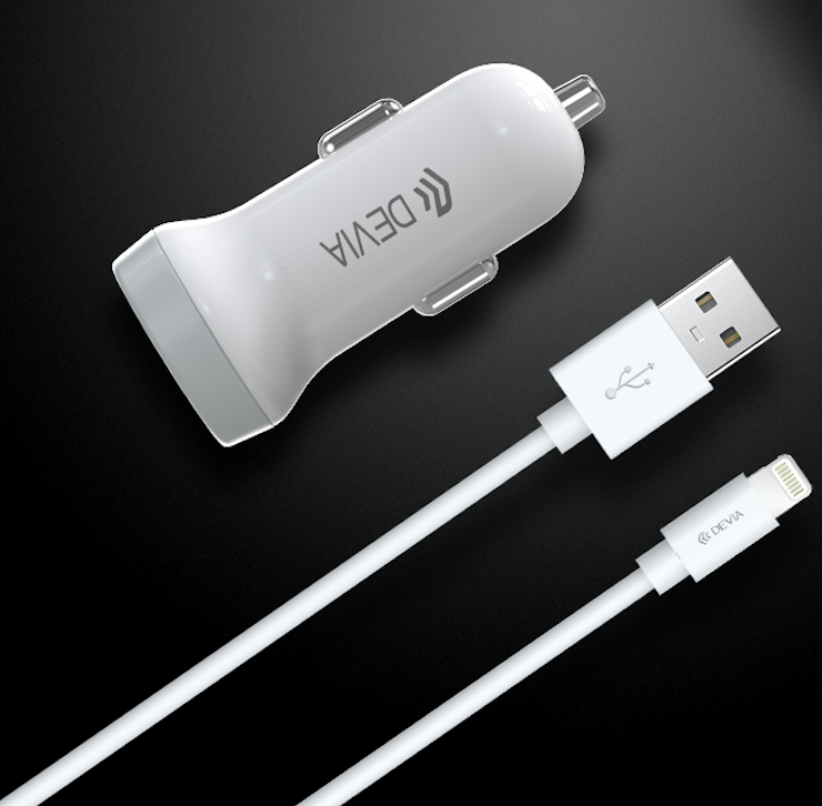 Devia Car Charger Kit USB iPhone