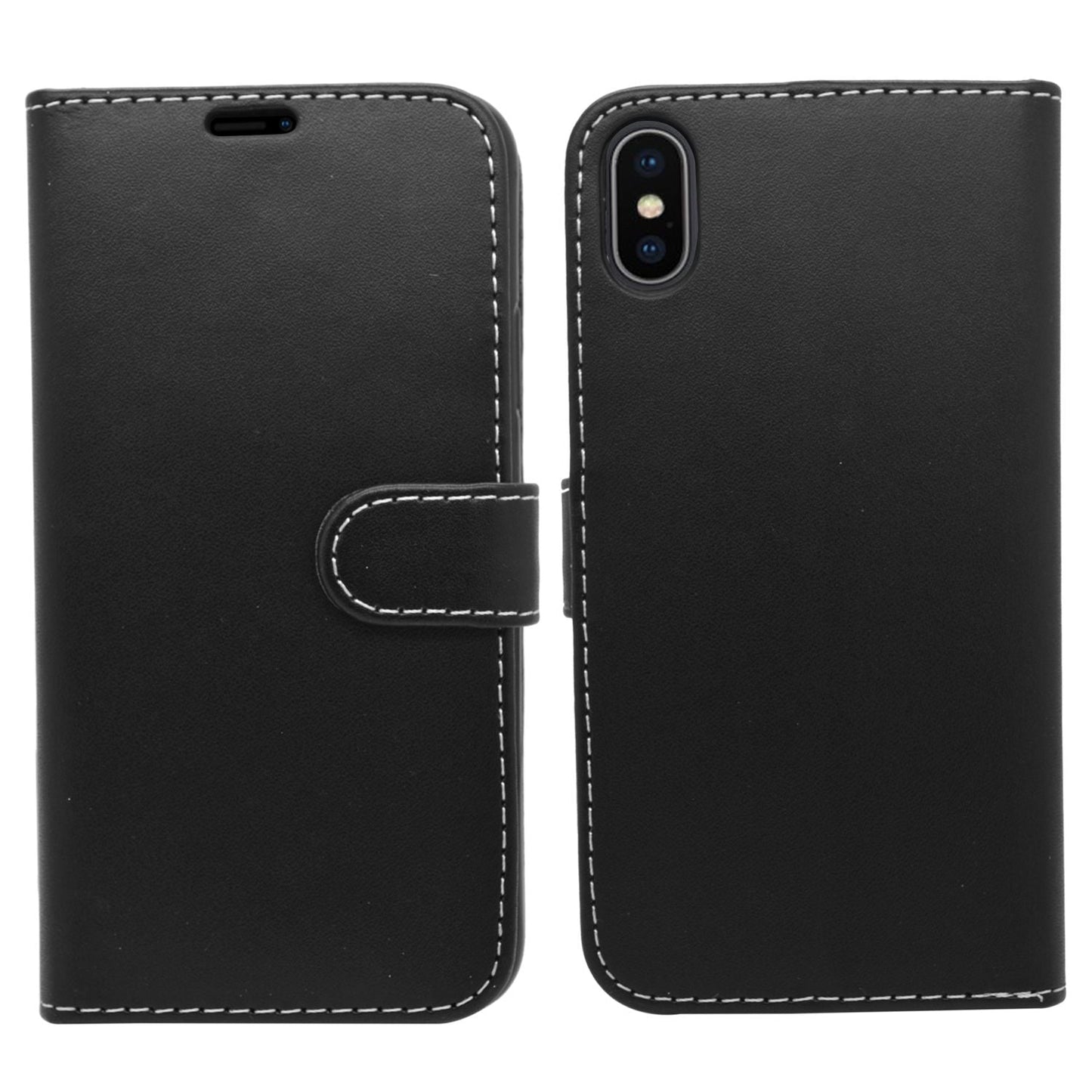 TechProtect Wallet for iPhone XS Max- Black
