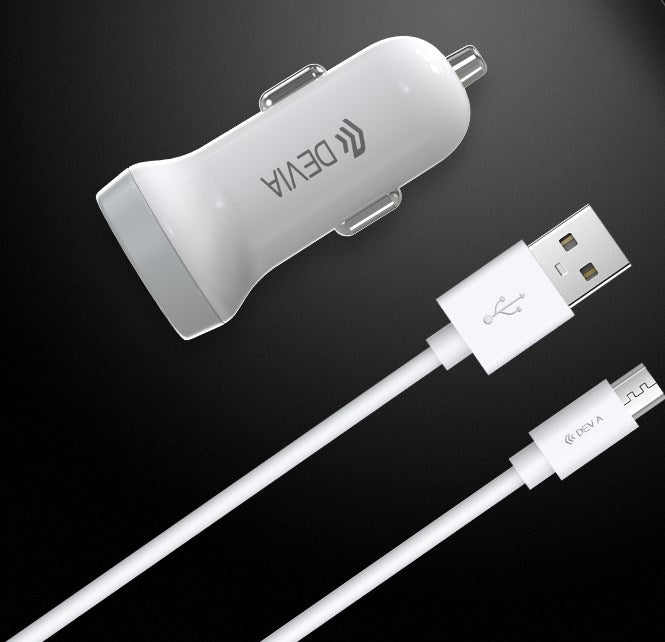 Devia Car Charger Kit Micro USB