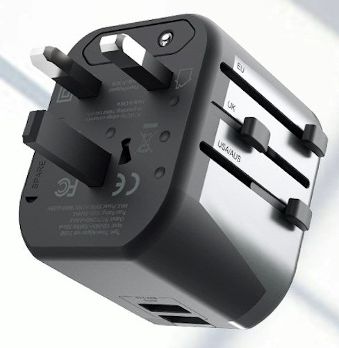 Devia - Global Multiple Function Travel Adapter - Black