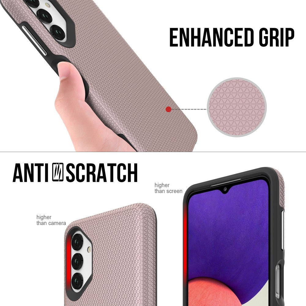Xquisite ProGrip for Galaxy A13 & A04S - Rose gold