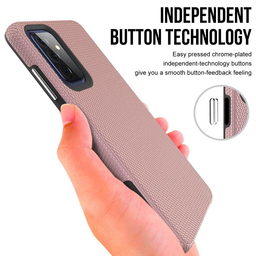 Xquisite ProGrip for Galaxy A72 - Rose Gold