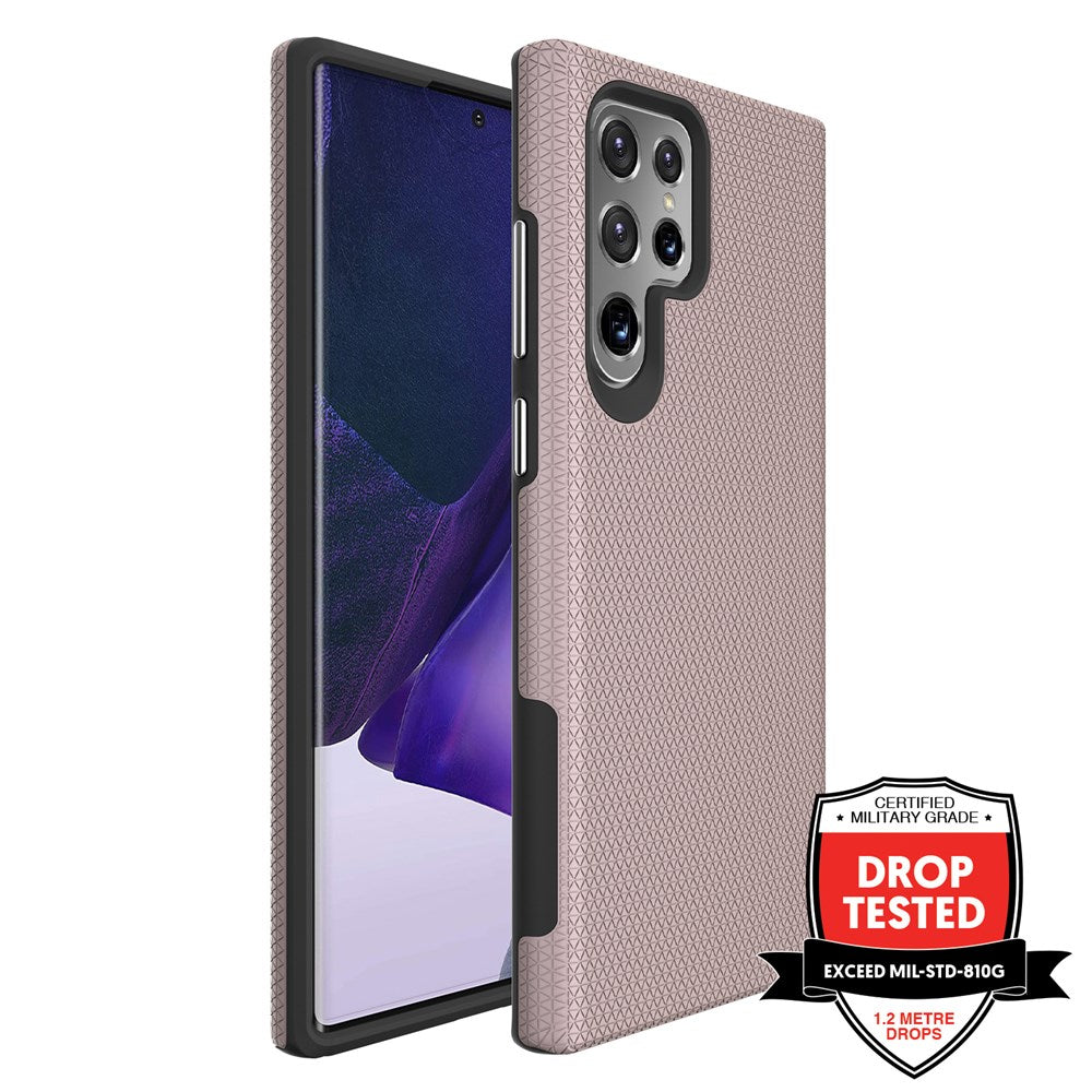 Xquisite ProGrip for Galaxy S22 Ultra - Rose Gold