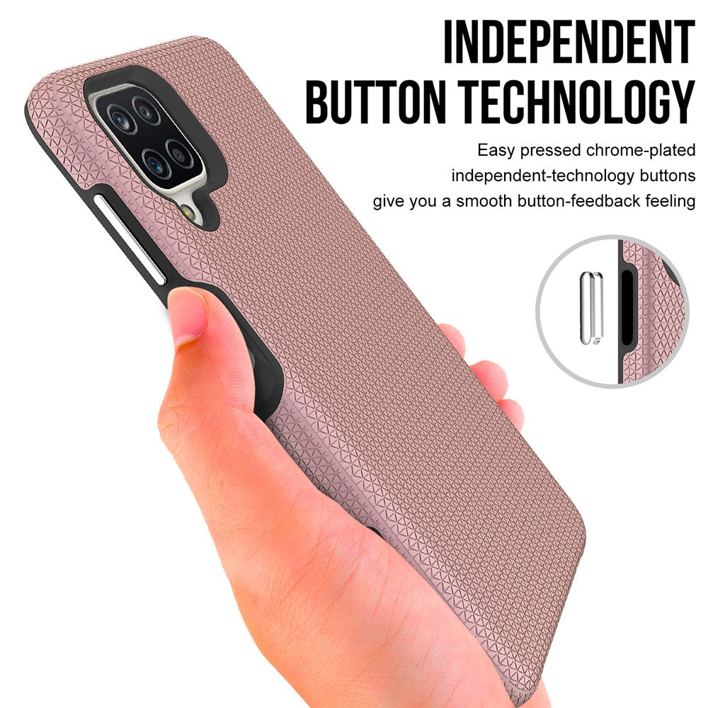 Xquisite ProGrip for Galaxy A12 - Rose Gold
