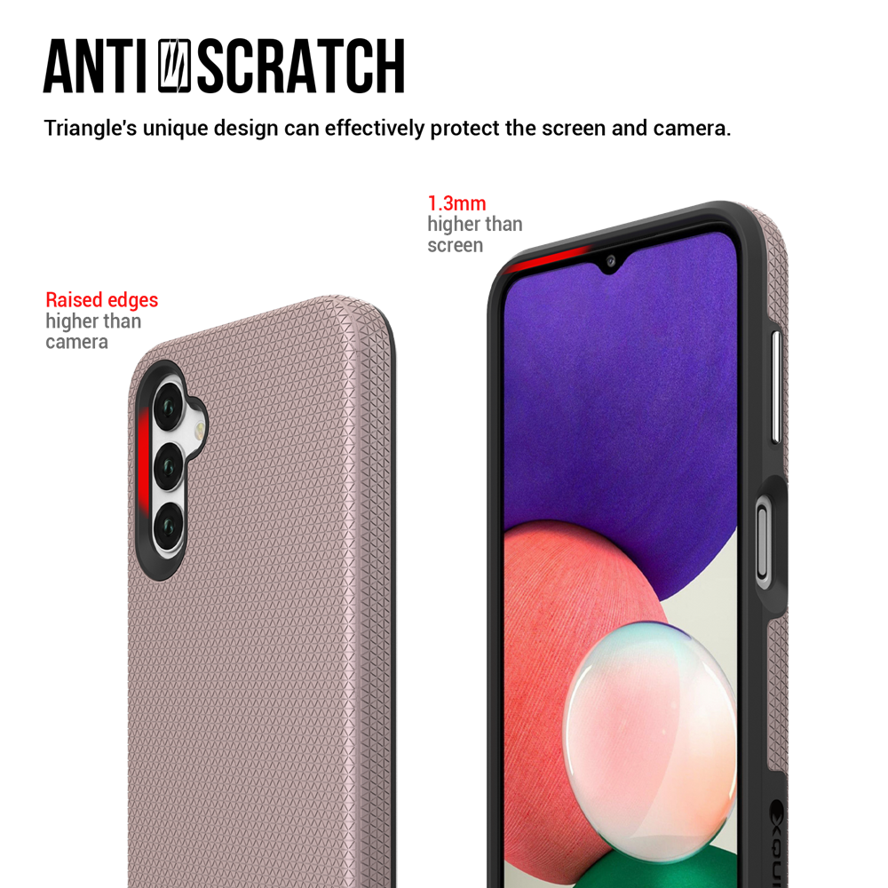 Xquisite ProGrip for Galaxy A14 - Rose Gold