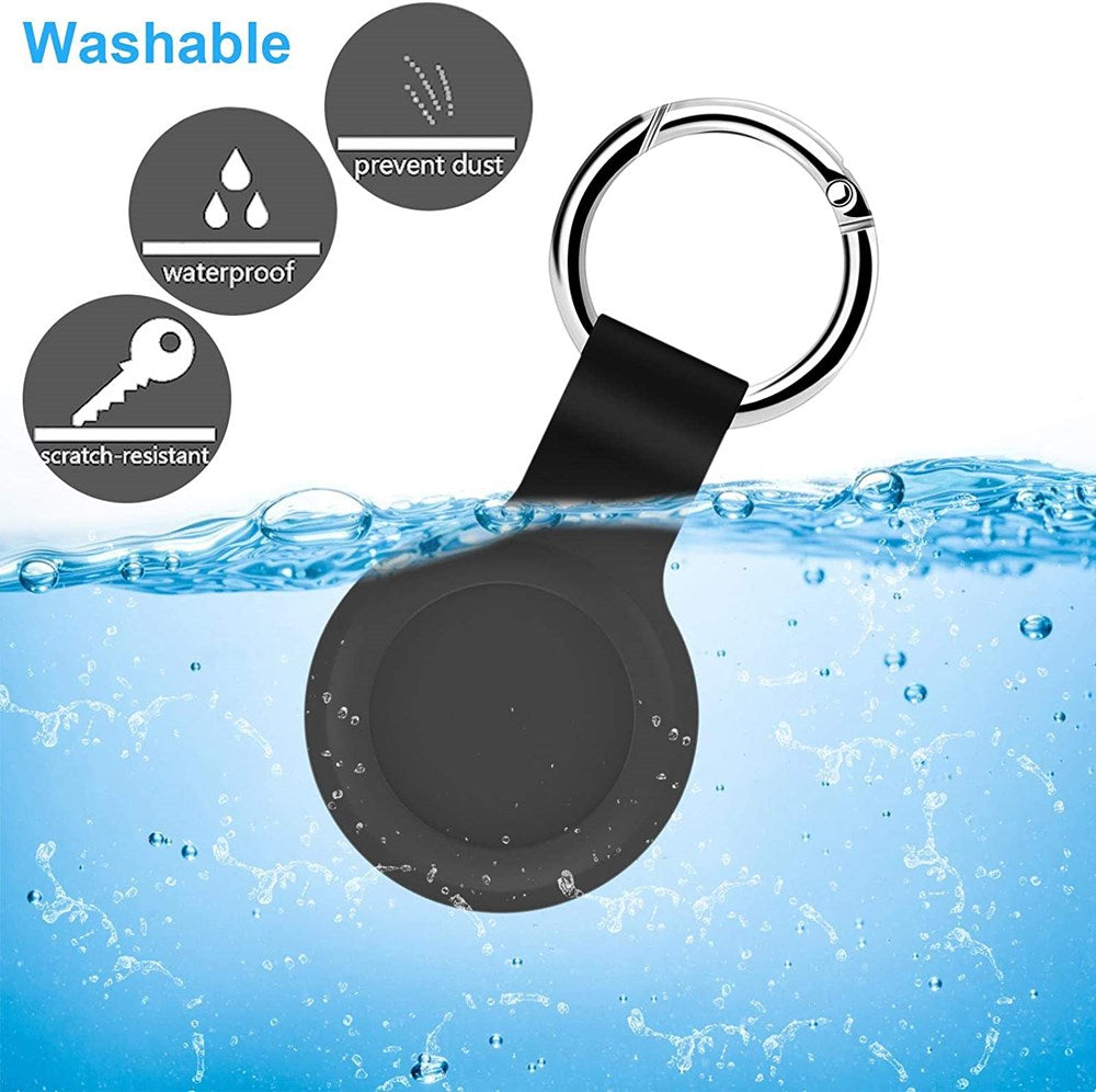 Apple AirTag Keyring Silicone Black