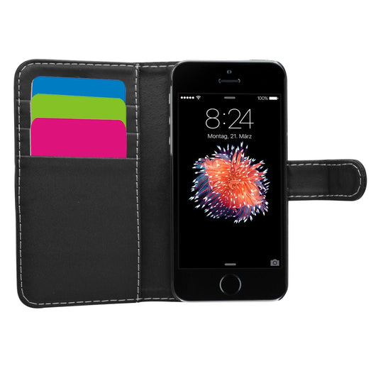 TechProtect Wallet for iPhone 5/5S/SE - Black