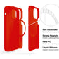 Xquisite Silicone MagSafe for iPhone 14 Pro Max - Red
