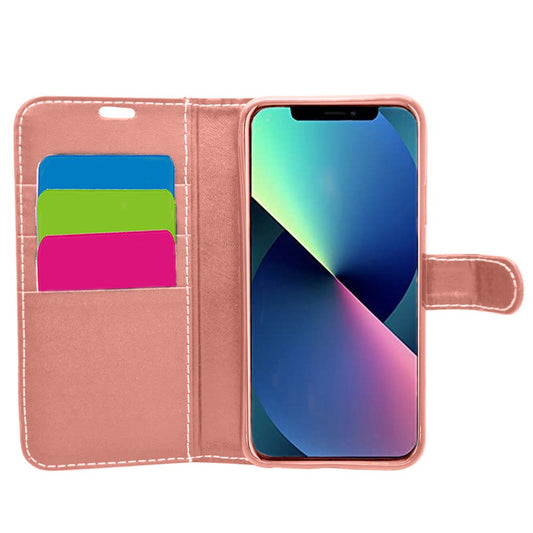 TechProtect Wallet for iPhone 14 Plus - Rose Gold