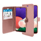 TechProtect Wallet for Galaxy A22 - Rose Gold