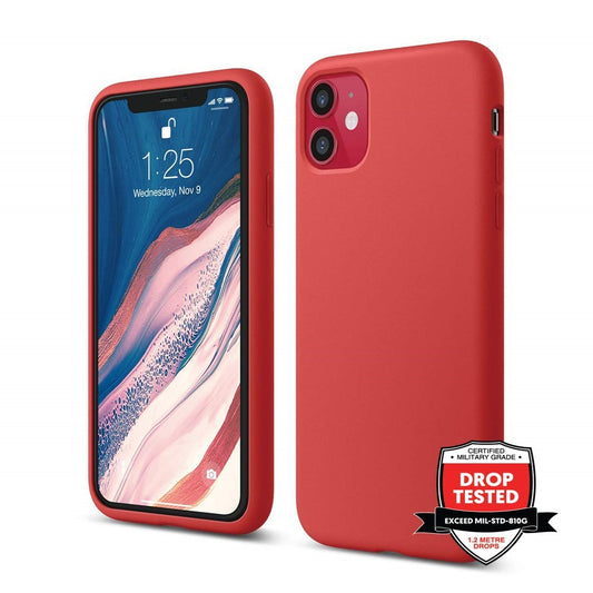 Xquisite Silicone for iPhone 12/12 Pro - Red