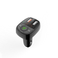 Devia - FM Wireless Bluetooth Transmitter USB Port Car Adapter - Black