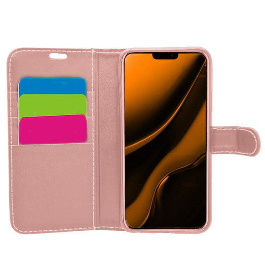 TechProtect Wallet for iPhone 13 Mini - Rose Gold