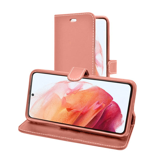TechProtect Wallet for Galaxy S21 - Rose Gold