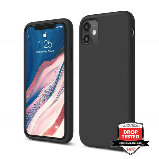 Xquisite Silicone for iPhone 12/12 Pro - Black