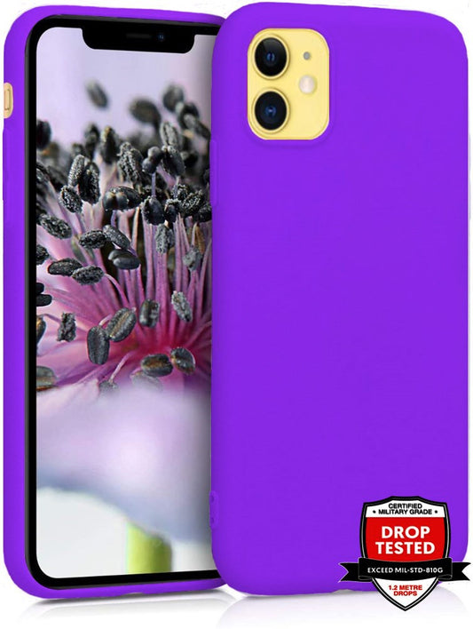 Xquisite Silicone for iPhone 12/12 Pro - Purple
