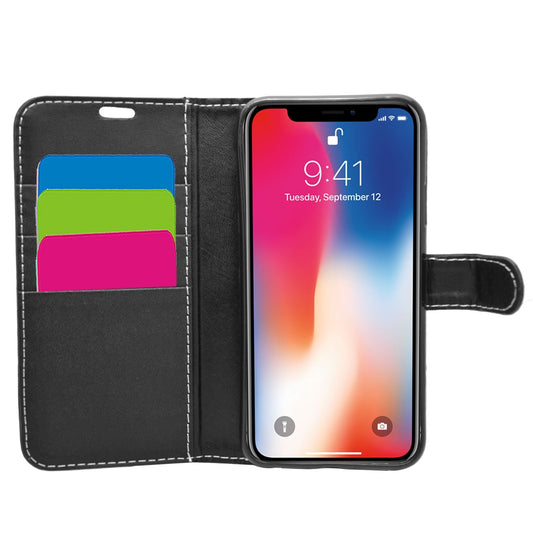 TechProtect Wallet for iPhone XR - Black