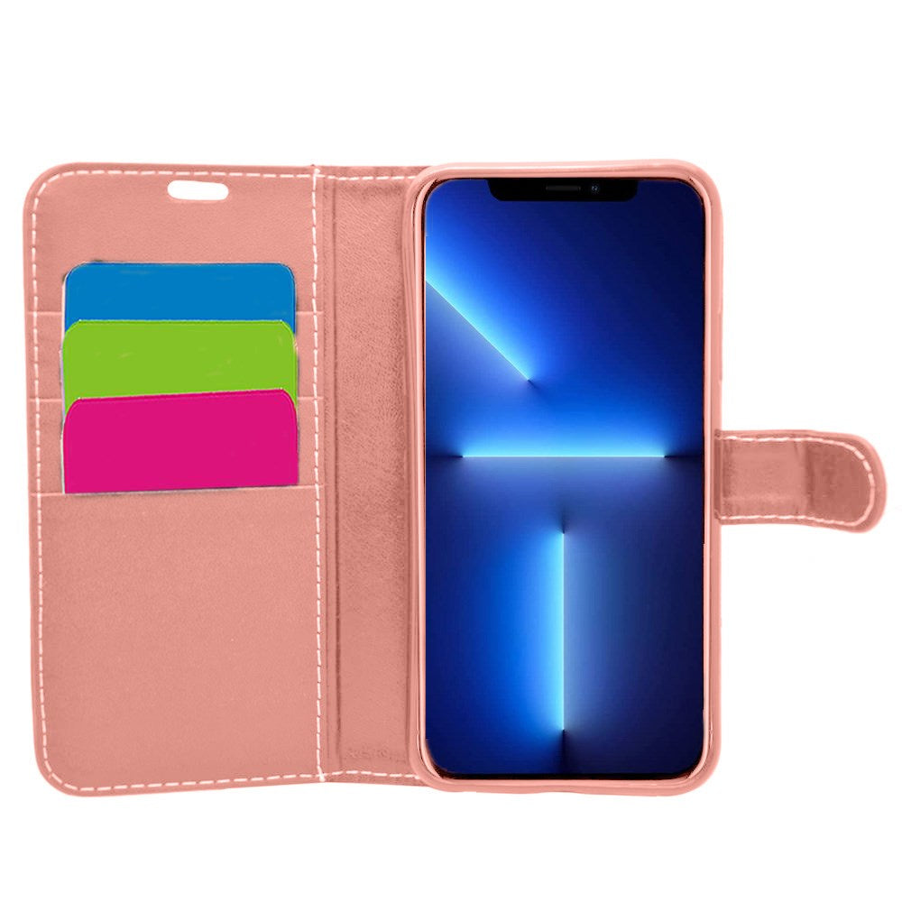 TechProtect Wallet for iPhone 14 Pro Max - Rose Gold