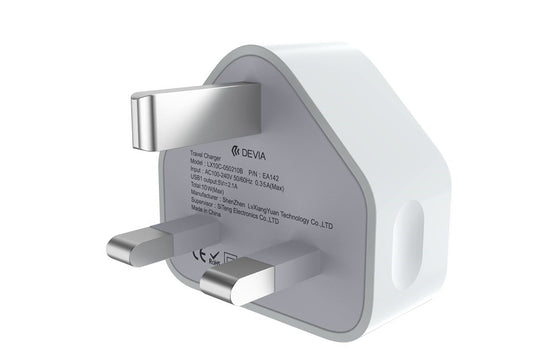 Devia 2.1A Fast Charge USB Plug