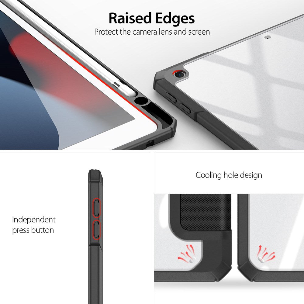 Dux Ducis - Toby Tablet Case for iPad 7/8/9th gen (2019/20/21 10.2”)- Black