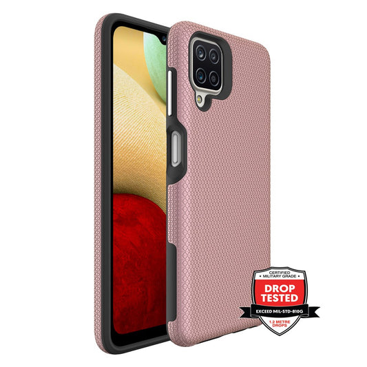 Xquisite ProGrip for Galaxy A12 - Rose Gold