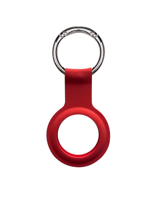 Apple AirTag Keyring Silicone Red