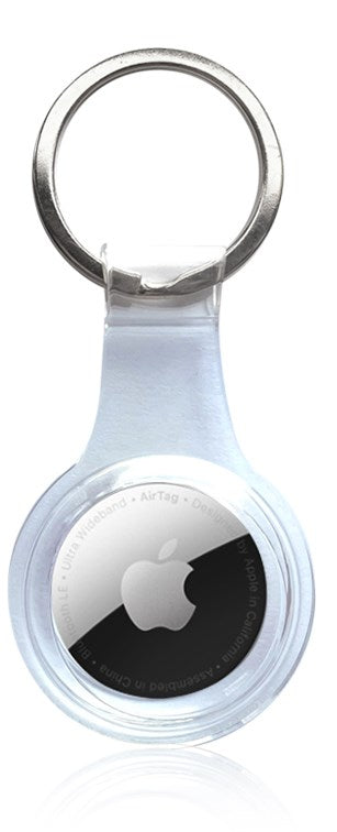 Apple AirTag Key Keyring Crystal Clear